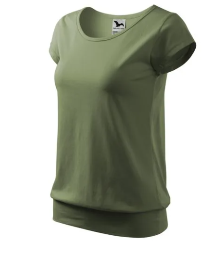 Tričko dámské CITY 120 khaki